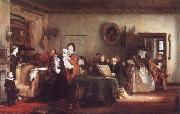Sir David Wilkie Reading the Will France oil painting artist